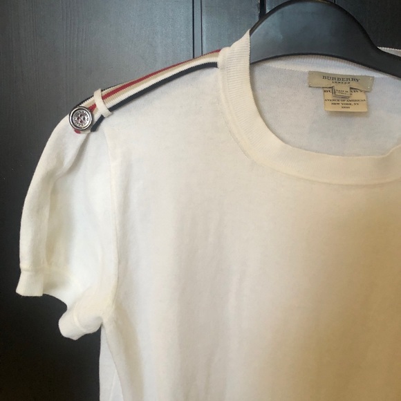 Burberry s/s shirt with shoulder stripes & pockets - Picture 2 of 16